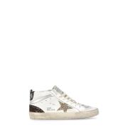 Golden Goose Mid Star Sneakers i läder White, Dam