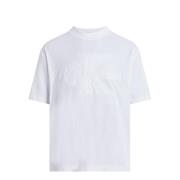 Calvin Klein Jeans Vit Bomullsblandning Herr T-shirt White, Herr