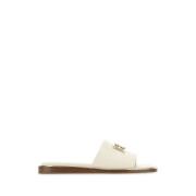 Bally Eloise Elfenbensläder Sliders White, Dam