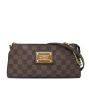 Louis Vuitton Vintage Pre-owned Canvas axelremsvskor Brown, Dam