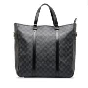 Louis Vuitton Vintage Pre-owned Canvas handvskor Black, Dam