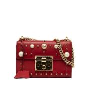 Gucci Vintage Pre-owned Laeder axelremsvskor Red, Dam