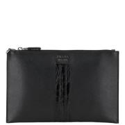 Prada Vintage Pre-owned Tyg prada-vskor Black, Dam