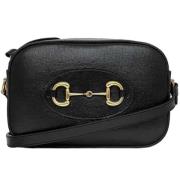 Gucci Vintage Pre-owned Laeder axelremsvskor Black, Dam