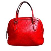 Gucci Vintage Pre-owned Laeder handvskor Red, Dam