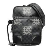 Louis Vuitton Vintage Pre-owned Canvas axelremsvskor Black, Dam