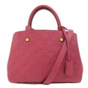 Louis Vuitton Vintage Pre-owned Tyg louis-vuitton-vskor Pink, Dam