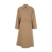 Jil Sander Beige Ull Trenchcoat Beige, Herr