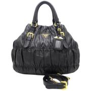 Prada Vintage Pre-owned Laeder prada-vskor Black, Dam