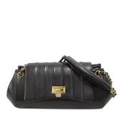 Chanel Vintage Pre-owned Laeder axelremsvskor Black, Dam