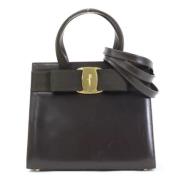 Salvatore Ferragamo Pre-owned Pre-owned Tyg handvskor Black, Dam