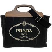 Prada Vintage Pre-owned Laeder prada-vskor Black, Dam