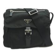 Prada Vintage Pre-owned Tyg prada-vskor Black, Dam