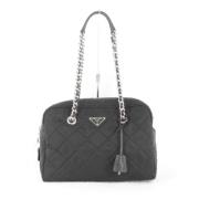 Prada Vintage Pre-owned Tyg prada-vskor Black, Dam