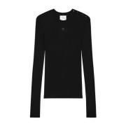 Courrèges Svart Sweater Kollektion Black, Dam