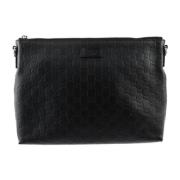 Gucci Vintage Pre-owned Laeder axelremsvskor Black, Dam