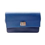 Prada Vintage Pre-owned Tyg prada-vskor Blue, Dam