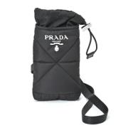 Prada Vintage Pre-owned Tyg prada-vskor Black, Dam