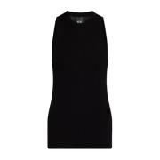 Rick Owens Randig Tank Top Black, Dam