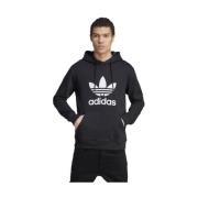 Adidas Trefoil Hoodie för Män Black, Herr