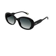 Chloé Eleganta solglasögon med UV-skydd Black, Dam