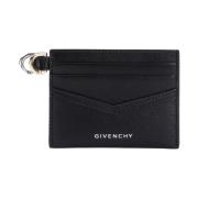 Givenchy Svart Läder Plånbok Black, Dam