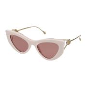 Gucci Stiliga solglasögon Gg1565S Beige, Dam