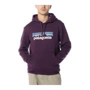 Patagonia Logo Uprisal Hoody för Män Purple, Herr