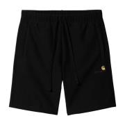 Carhartt Wip Amerikansk Script Shorts Black, Herr