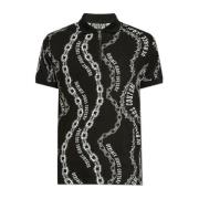 Versace Jeans Couture Polo med logotyp Black, Herr