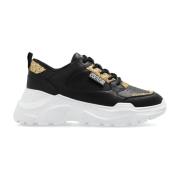 Versace Jeans Couture Sneakers med logotyp Black, Dam
