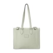 Hermès Vintage Pre-owned Tyg axelremsvskor White, Dam