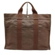 Hermès Vintage Pre-owned Tyg totevskor Brown, Dam