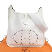 Hermès Vintage Pre-owned Tyg axelremsvskor White, Dam