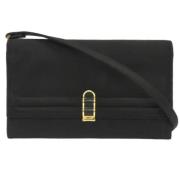 Hermès Vintage Pre-owned Tyg axelremsvskor Black, Dam