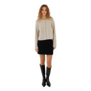 Designers Remix Klassisk Ull Carmen Jacka Beige, Dam