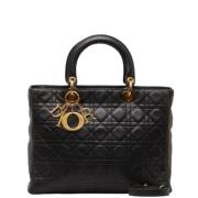 Dior Vintage Pre-owned Laeder dior-vskor Black, Dam