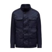 Moncler Vattenavvisande Navy Regnjacka Blue, Herr