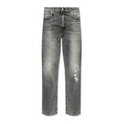R13 Vintage Effekt Jeans Gray, Dam