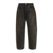 Balenciaga Jeans med en vintageeffekt Black, Dam