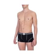 Bikkembergs Svarta Trunks Bi-pack Bomullsblandade Herrbyxor Black, Her...