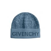 Givenchy Kontrast Logomania Cappello Hat Blue, Dam