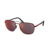 Prada Solglasögon Linea Rossa PS 54Zs Black, Herr