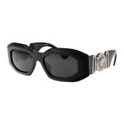 Versace Stiliga solglasögon med modell 0Ve4425U Black, Herr