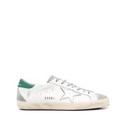 Golden Goose Super-Star Sneakers - Läder, Logo, Stjärna Patch White, H...