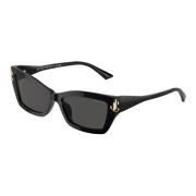 Jimmy Choo Stiliga solglasögon i svart Black, Unisex