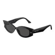 Jimmy Choo Stiliga solglasögon i svart Black, Unisex