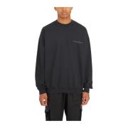 Y-3 Logo Crewneck Sweatshirt Black, Herr