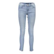 Guess Ljusblå Skinny Jeans Blue, Dam