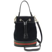 Gucci Vintage Pre-owned Tyg gucci-vskor Black, Dam